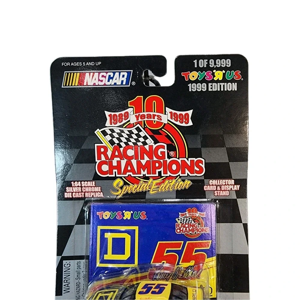 Racing Champions 1/64  diecast #55 Nascar Kenny Wallace 1999 Toys R Us pack NIP